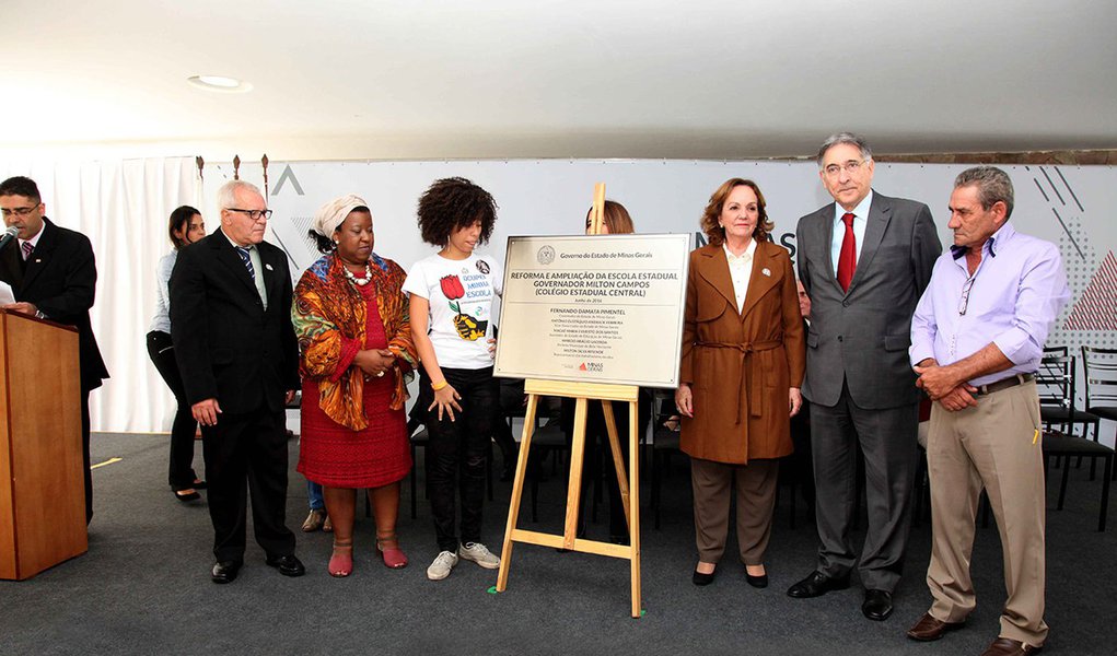 22/06/2016 - Governador Fernando Pimentel Inaugura obras co Colegio Minton Campos ( Estadual Centra) (Foto: Leonardo Lucena) 22/06/2016 - Governador Fernando Pimentel Inaugura obras co Colegio Minton Campos ( Estadual Centra)