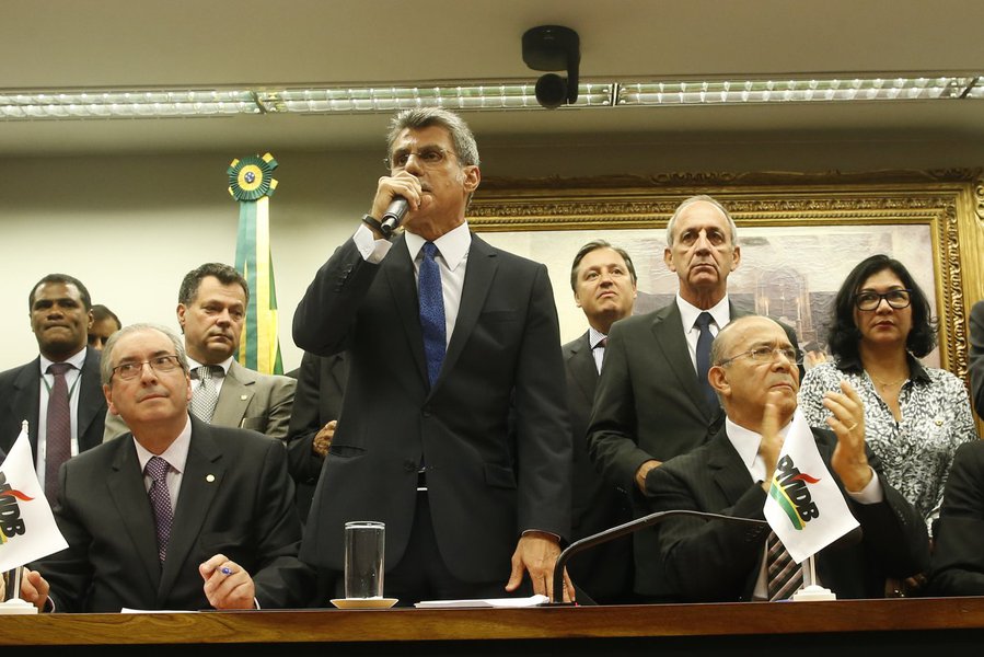 Reunião do diretório nacional do PMDB, que oficializou o desembarque do governo federal (Foto: Lula Miranda) Reunião do diretório nacional do PMDB, que oficializou o desembarque do governo federal