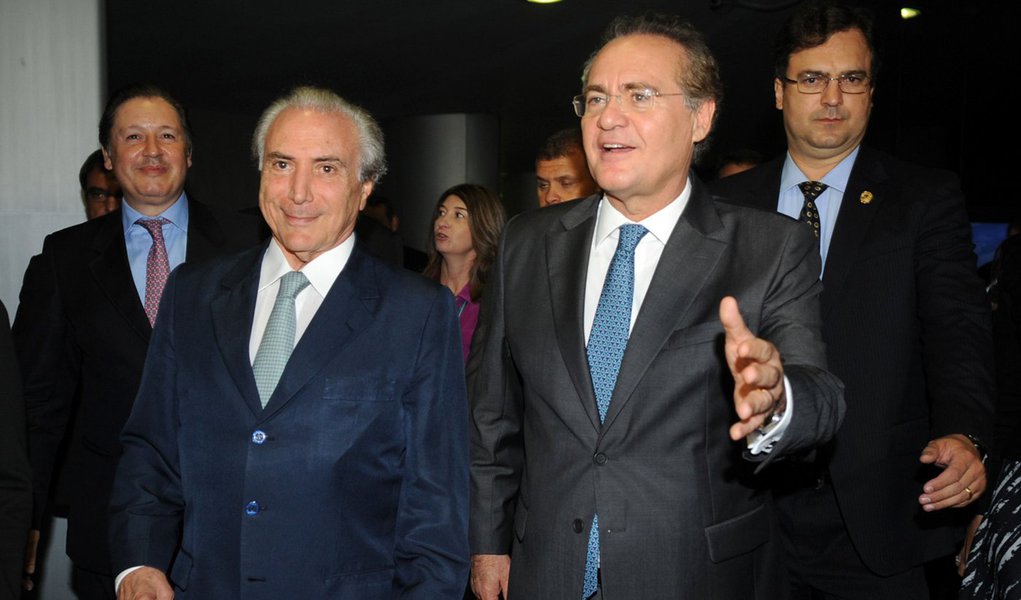 Brasília- DF- Brasil- 10/03/2015- Vice-presidente Michel Temer se reúne com presidente do Senado, Renan Calheiros (Fabio Rodrigues Pozzebom/Agência Brasil) (Foto: Aquiles Lins) Brasília- DF- Brasil- 10/03/2015- Vice-presidente Michel Temer se reúne com presidente do Senado, Renan Calheiros (Fabio Rodrigues Pozzebom/Agência Brasil)