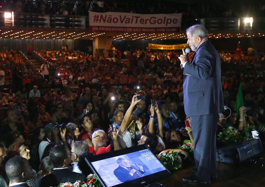 São Paulo 08/04/2016 Econtro de Lula com a Educação, no Anhembi. Foto Paulo Pinto/Agencia PT (Foto: Leonardo Attuch) São Paulo 08/04/2016 Econtro de Lula com a Educação, no Anhembi. Foto Paulo Pinto/Agencia PT