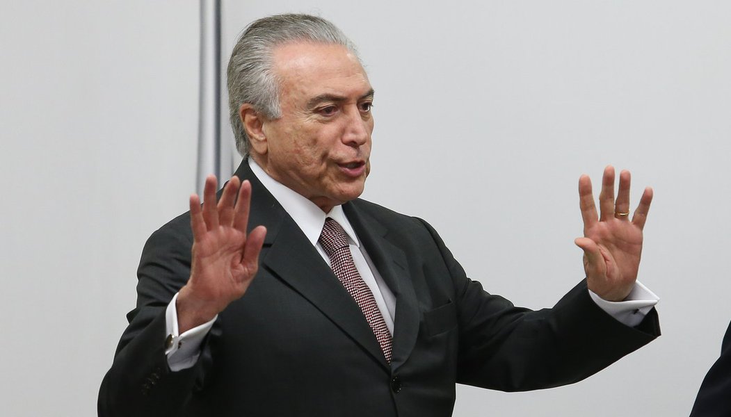 16/05/2016- Brasília- DF, Brasil- 16-05-2016- O presidente interino, Michel Temer, durante reunião com organizadores da olímpiada do Rio. Foto Lula Marques/Agência PT (Foto: Paulo Moreira Leite) 16/05/2016- Brasília- DF, Brasil- 16-05-2016- O presidente interino, Michel Temer, durante reunião com organizadores da olímpiada do Rio. Foto Lula Marques/Agência PT