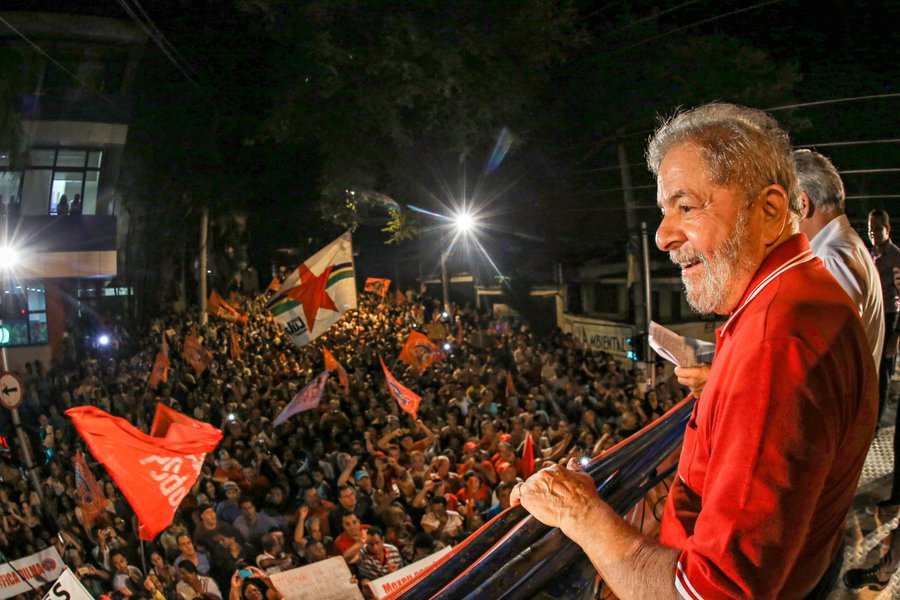 São Bernardo do Campo- SP- Brasil- 04/04/2016- Ex-presidente Lula, durante ato no Sindicato dos Metalúrgicos do ABC, em São Bernardo do Campo. Foto: Ricardo Stuckert/ Instituto Lula (Foto: Breno Altman) São Bernardo do Campo- SP- Brasil- 04/04/2016- Ex-presidente Lula, durante ato no Sindicato dos Metalúrgicos do ABC, em São Bernardo do Campo. Foto: Ricardo Stuckert/ Instituto Lula