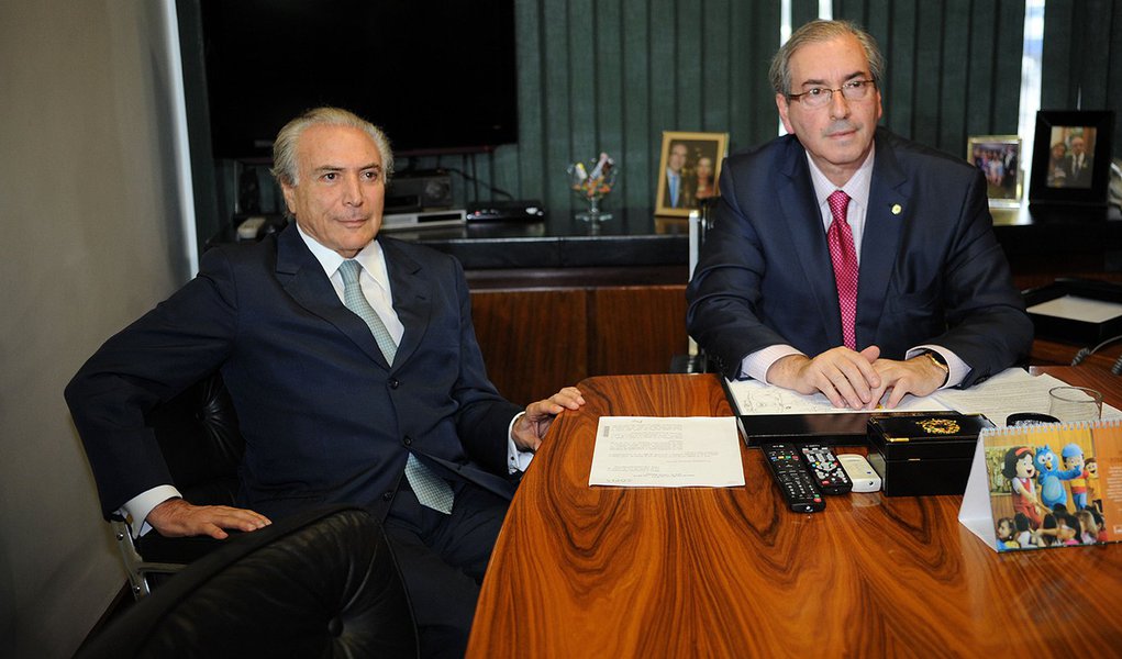Brasília- DF- Brasil- 10/03/2015- Vice-presidente Michel Temer se reúne com presidente da Câmara, Eduardo Cunha (Fabio Rodrigues Pozzebom/Agência Brasil) (Foto: Ribamar Fonseca) Brasília- DF- Brasil- 10/03/2015- Vice-presidente Michel Temer se reúne com presidente da Câmara, Eduardo Cunha (Fabio Rodrigues Pozzebom/Agência Brasil)