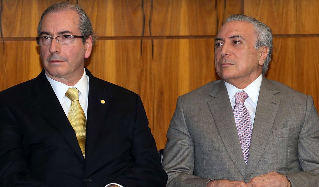 Brasília- DF 01-07-2015- Vice-Presidente Michel Temer, Eduarado Cunha, Renan Calheiros, Presidente do PT, Rui Falcão durante posse da presidente do PCdoB, Luciana Santos. Foto: Lula Marques/ Agência PT (Foto: Chico Vigilante) Brasília- DF 01-07-2015- Vice-Presidente Michel Temer, Eduarado Cunha, Renan Calheiros, Presidente do PT, Rui Falcão durante posse da presidente do PCdoB, Luciana Santos. Foto: Lula Marques/ Agência PT