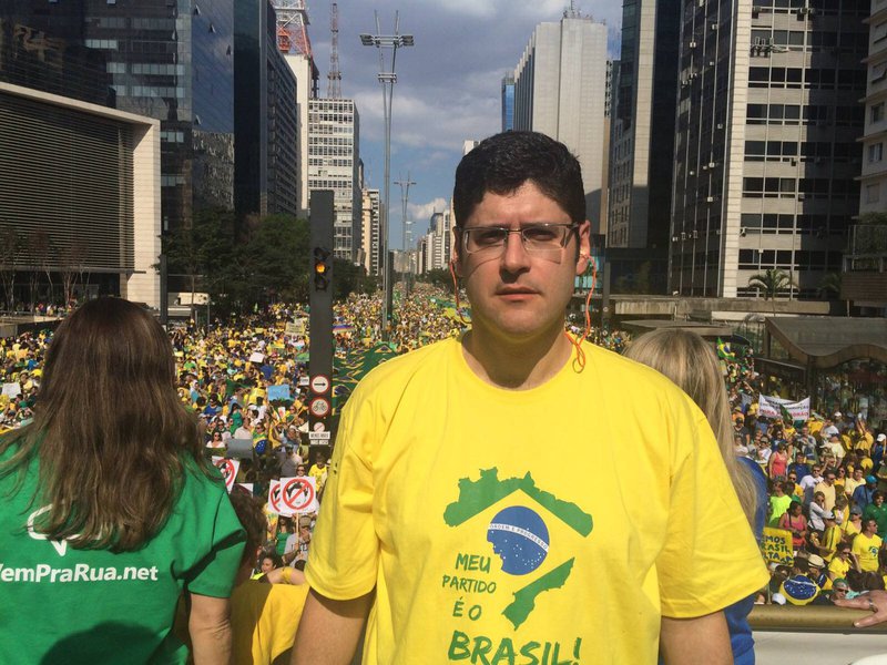 Rogerio Chequer, porta-voz do Vem pra Rua (Foto: Giuliana Miranda) Rogerio Chequer, porta-voz do Vem pra Rua