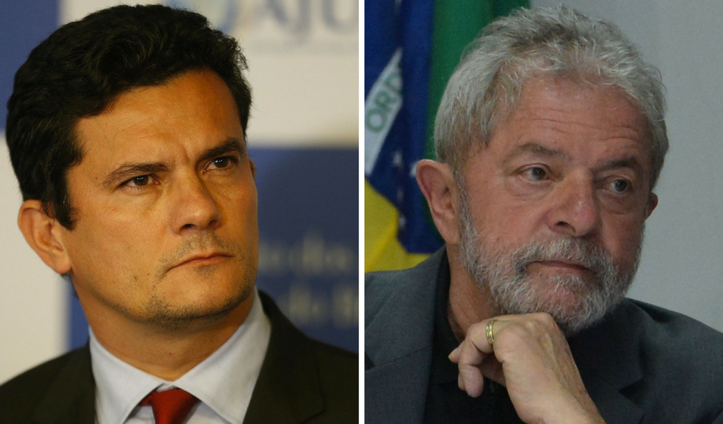 Sergio Moro e Lula (Foto: Eduardo Guimarães) Sergio Moro e Lula