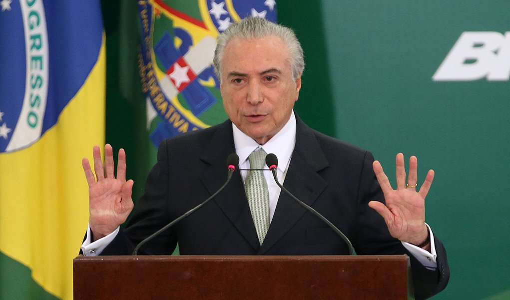 Brasília - Presidente Michel Temer durante anúncio do calendário de saque das contas inativas do Fundo de Garantia do Tempo de Serviço (FGTS), em cerimônia no Palácio do Planalto (Antonio Cruz/Agência Brasil) (Foto: Leandro Fortes) Brasília - Presidente Michel Temer durante anúncio do calendário de saque das contas inativas do Fundo de Garantia do Tempo de Serviço (FGTS), em cerimônia no Palácio do Planalto (Antonio Cruz/Agência Brasil)