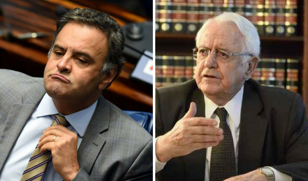 Aécio Neves e Carlos Velloso (Foto: Gisele Federicce) Aécio Neves e Carlos Velloso