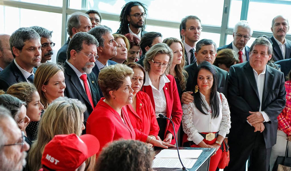 Brasília - DF, 31/08/2016. Presidenta Dilma Rousseff durante declaração a imprensa após comunicado do Senado Federal sobre o Processo de impeachment. Foto: Roberto Stuckert Filho/PR (Foto: Décio Lima) Brasília - DF, 31/08/2016. Presidenta Dilma Rousseff durante declaração a imprensa após comunicado do Senado Federal sobre o Processo de impeachment. Foto: Roberto Stuckert Filho/PR