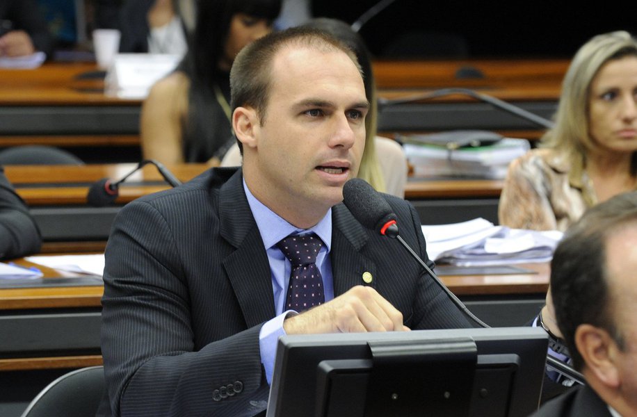 Deputado federal Eduardo Bolsonaro (PSC) (Foto: Aquiles Lins) Deputado federal Eduardo Bolsonaro (PSC)