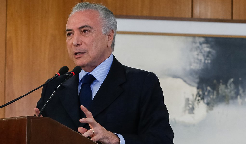 Brasília - DF, 11/10/2016. Presidente Michel Temer durante Cerimônia de Assinatura de Acordo de Cooperação Técnica com o Tribunal Superior Eleitoral. Foto: Beto Barata/PR (Foto: Paulo Emílio) Brasília - DF, 11/10/2016. Presidente Michel Temer durante Cerimônia de Assinatura de Acordo de Cooperação Técnica com o Tribunal Superior Eleitoral. Foto: Beto Barata/PR