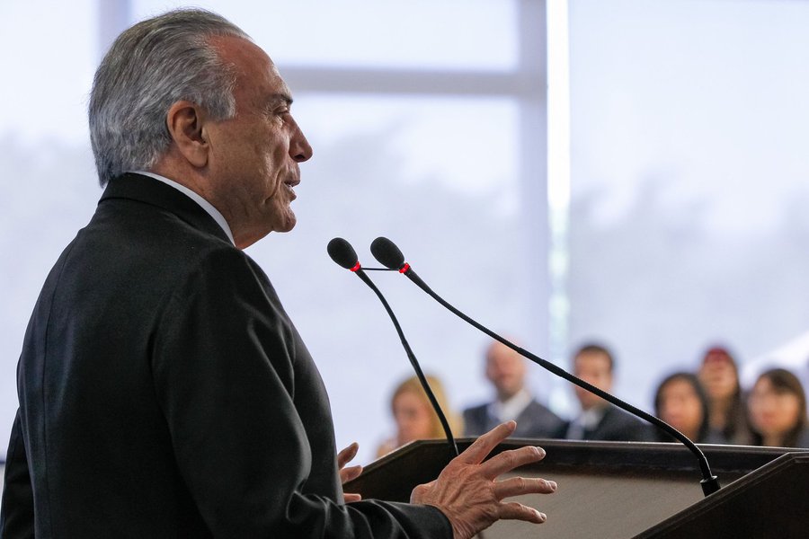 Brasília - DF, 14/07/2016. Presidente em Exercício Michel Temer durante cerimônia de anúncio de nova norma do Programa Minha Casa Minha Vida. Foto: Beto Barata/PR (Foto: Daniel Almeida) Brasília - DF, 14/07/2016. Presidente em Exercício Michel Temer durante cerimônia de anúncio de nova norma do Programa Minha Casa Minha Vida. Foto: Beto Barata/PR