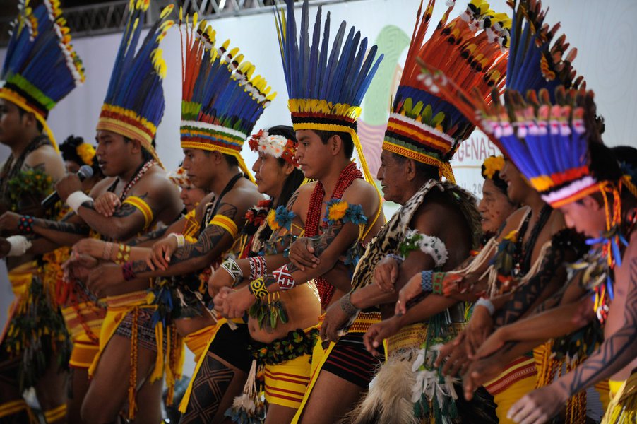 Lançamento nacional da primeira edição dos Jogos Mundiais dos Povos Indígenas (Fabio Rodrigues Pozzebom/Agência Brasil) (Foto: Gisele Federicce) Lançamento nacional da primeira edição dos Jogos Mundiais dos Povos Indígenas (Fabio Rodrigues Pozzebom/Agência Brasil)