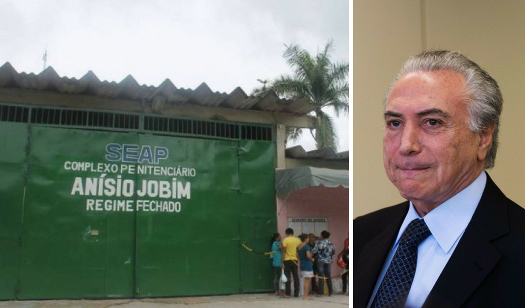 Temer massacre Manaus (Foto: Giuliana Miranda) Temer massacre Manaus