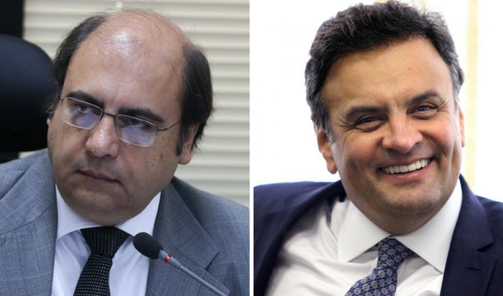 José Bonifácio Borges de Andrada e Aécio Neves (Foto: Giuliana Miranda) José Bonifácio Borges de Andrada e Aécio Neves
