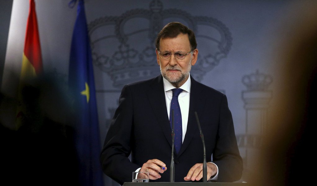 Primeiro-ministro da Espanha, Mariano Rajoy, durante evento em Madri. 28/09/2015 REUTERS/Juan Medina (Foto: Paulo Emílio) Primeiro-ministro da Espanha, Mariano Rajoy, durante evento em Madri. 28/09/2015 REUTERS/Juan Medina