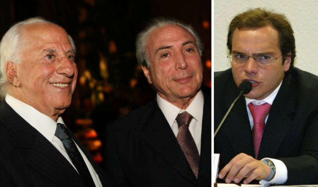José Yunes Lucio Funaro Temer (Foto: Leonardo Attuch) José Yunes Lucio Funaro Temer