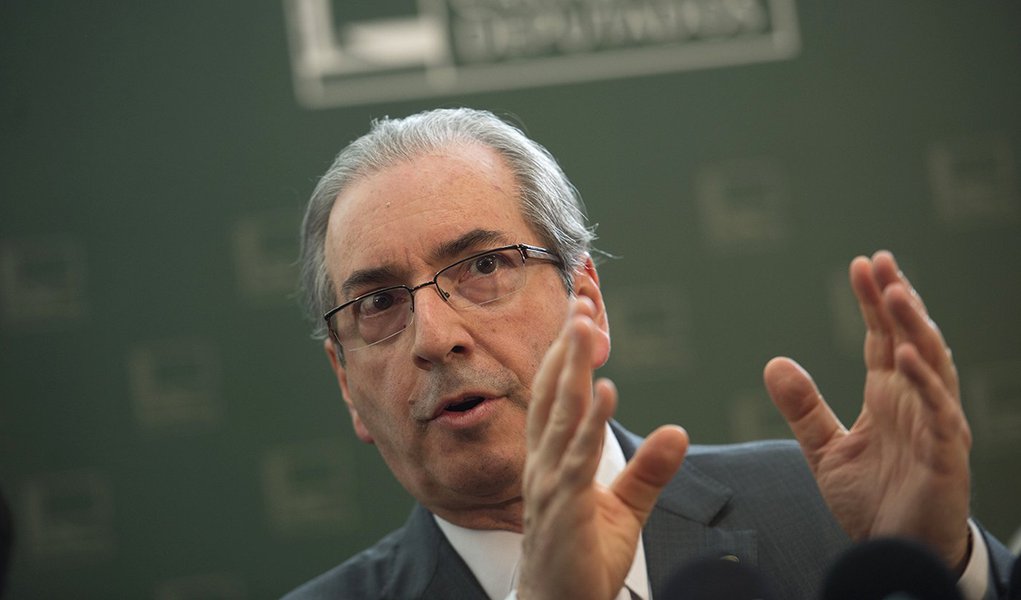 O Presidente da Câmara, Eduardo Cunha, durante entrevista coletiva (Marcelo Camargo/Agência Brasil) (Foto: Eduardo Guimarães) O Presidente da Câmara, Eduardo Cunha, durante entrevista coletiva (Marcelo Camargo/Agência Brasil)