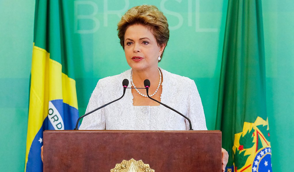 Brasília - DF, 02/10/2015. Presidenta Dilma Rousseff durante anúncio da reforma administrativa do Governo Federal. Foto: Ichiro Guerra/PR (Foto: Valter Lima) Brasília - DF, 02/10/2015. Presidenta Dilma Rousseff durante anúncio da reforma administrativa do Governo Federal. Foto: Ichiro Guerra/PR