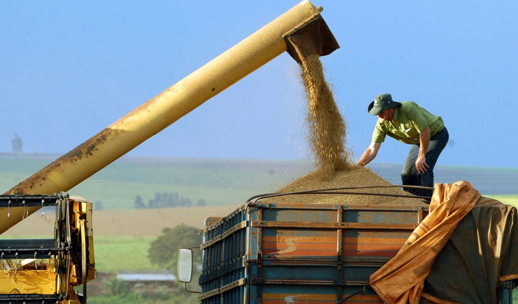 A colheita da safra de grãos de verão 2012/13 no Paraná entrou em ritmo acelerado e revela lavouras com alta produtividade. A pesquisa mensal do Departamento de Economia Rural (Deral) da Secretaria da Agricultura e do Abastecimento (Seab), referente ao mê (Foto: Aquiles Lins) A colheita da safra de grãos de verão 2012/13 no Paraná entrou em ritmo acelerado e revela lavouras com alta produtividade. A pesquisa mensal do Departamento de Economia Rural (Deral) da Secretaria da Agricultura e do Abastecimento (Seab), referente ao mê