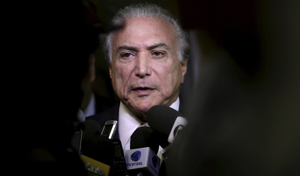 Vice-presidente e articulador polÃtico do governo, Michel Temer, durante evento em BrasÃlia. 06/08/2015 REUTERS/Ueslei Marcelino (Foto: Pedro Maciel) www.brasil247.com - Vice-presidente e articulador polÃtico do governo, Michel Temer, durante evento em BrasÃlia. 06/08/2015 REUTERS/Ueslei Marcelino