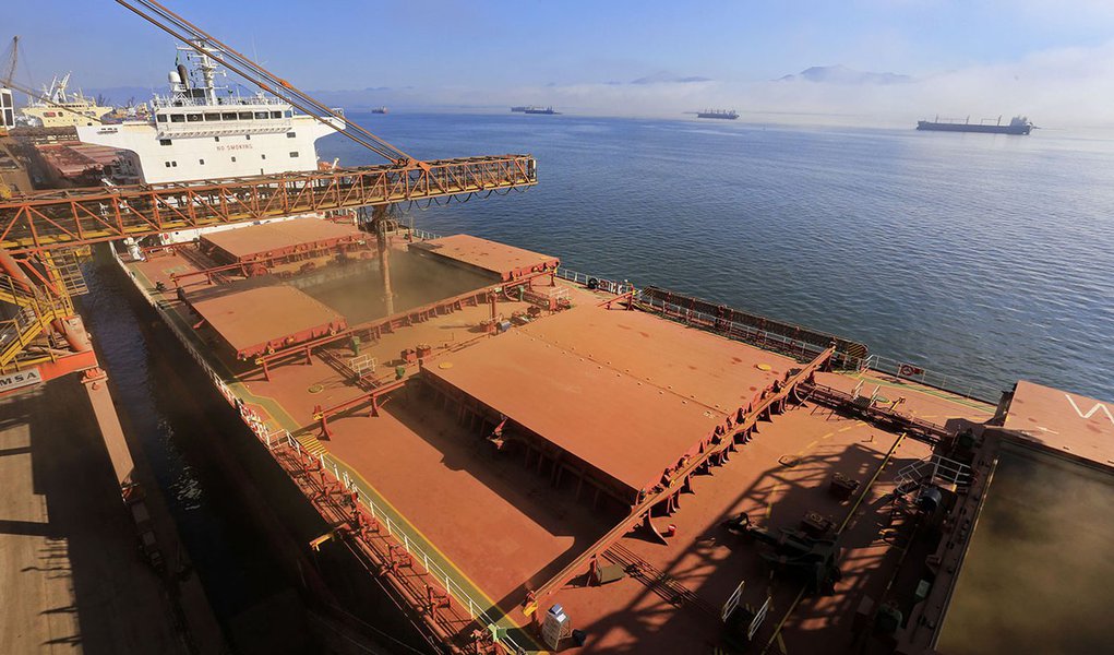 O Corredor de Exportação do Porto de Paranaguá alcançou a sua maior marca anual de todos os tempos. Foto: Arnaldo Alves / ANPr (Foto: Leonardo Lucena) O Corredor de Exportação do Porto de Paranaguá alcançou a sua maior marca anual de todos os tempos. Foto: Arnaldo Alves / ANPr
