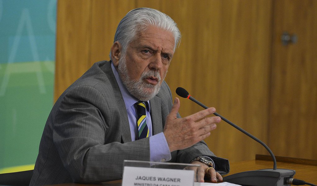 Brasília - Entrevista coletiva do ministro-chefe da Casa Civil, Jaques Wagner (Valter/Campanato/Agência Brasil) (Foto: Aquiles Lins) Brasília - Entrevista coletiva do ministro-chefe da Casa Civil, Jaques Wagner (Valter/Campanato/Agência Brasil)