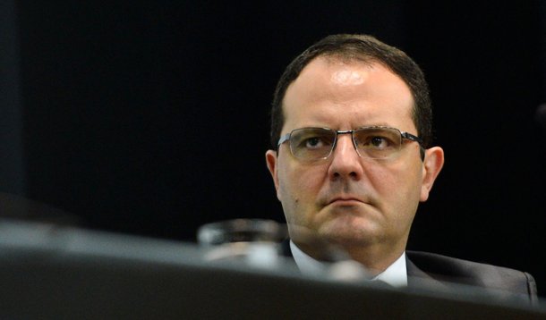 Brasília - O ministro Nelson Barbosa na solenidade de transmissão de cargo ao novo ministro do Planejamento, Valdir Simão (Antonio Cruz/Agência Brasil) (Foto: Haroldo Lima) Brasília - O ministro Nelson Barbosa na solenidade de transmissão de cargo ao novo ministro do Planejamento, Valdir Simão (Antonio Cruz/Agência Brasil)
