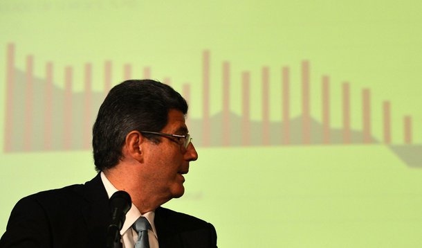 Os ministros da Fazenda, Joaquim Levy, e do Planejamento, Nelson Barbosa, falam sobre a redução da meta de superávit primário deste ano, durante coletiva no ministério da fazenda (Marcello Casal Jr/Agência Brasil) (Foto: Alex Solnik) Os ministros da Fazenda, Joaquim Levy, e do Planejamento, Nelson Barbosa, falam sobre a redução da meta de superávit primário deste ano, durante coletiva no ministério da fazenda (Marcello Casal Jr/Agência Brasil)