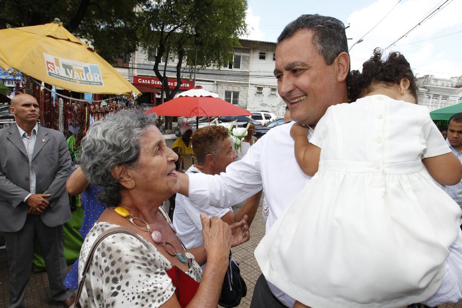 Governador Rui Costa, participa da missa solene na Igreja do Bonfim. Fotos Mateus Pereira/GOVBA (Foto: Romulo Faro) Governador Rui Costa, participa da missa solene na Igreja do Bonfim. Fotos Mateus Pereira/GOVBA