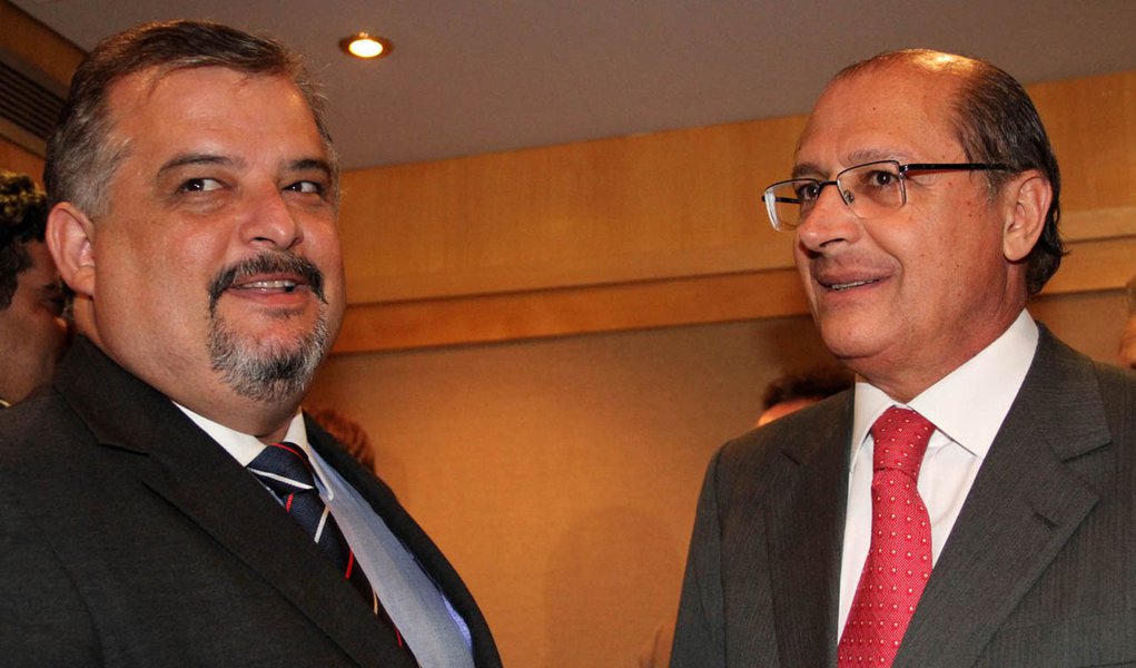 Marcio França Geraldo Alckmin (Foto: Gisele Federicce) Marcio França Geraldo Alckmin