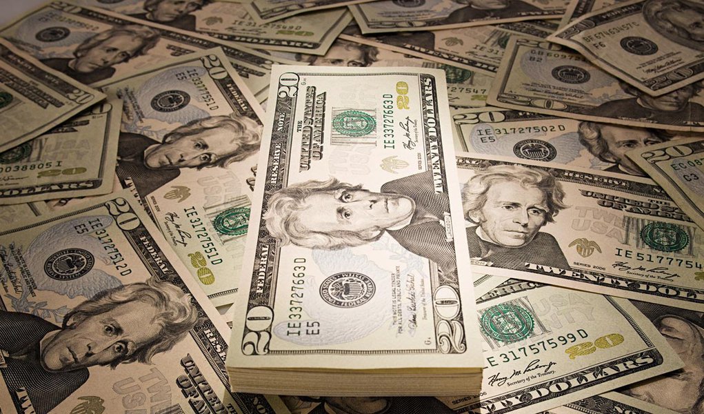 Twenty dollar banknotes (Foto: Gisele Federicce) Twenty dollar banknotes