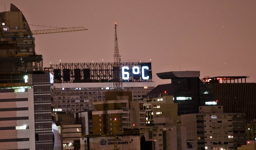 Capital paulista tem madrugada mais fria do ano (Foto: LEANDRO GODOI/FRAME) Capital paulista tem madrugada mais fria do ano
