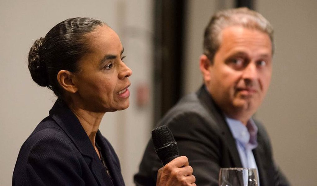 Marina Silva, ao lado de Campos, em coletiva de imprensa (Foto: Leonardo Attuch) Marina Silva, ao lado de Campos, em coletiva de imprensa