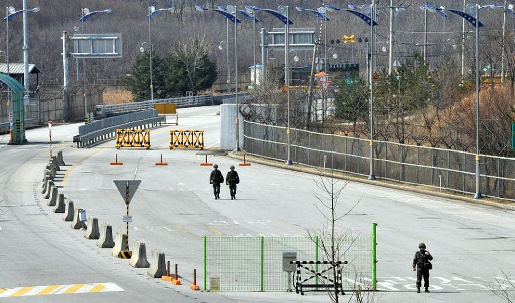 Coreia do Norte rejeita diálogo com o sul (Foto: JUNG YEON-JE) Coreia do Norte rejeita diálogo com o sul