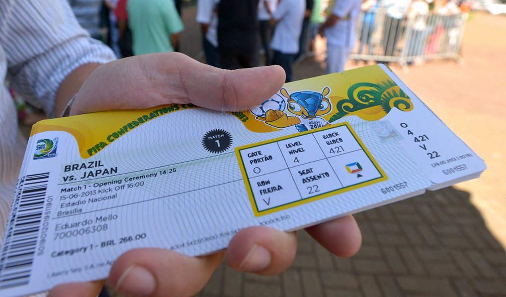 ingresso copa (Foto: Valter Lima) ingresso copa