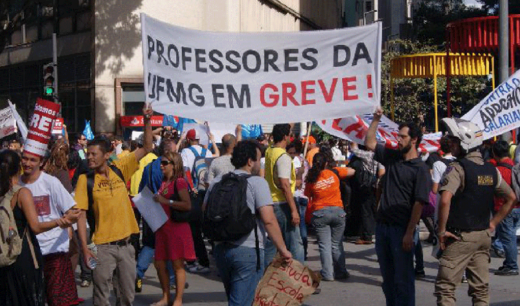 Professores da UFMG decidem manter greve (Foto: Divulgação) Professores da UFMG decidem manter greve
