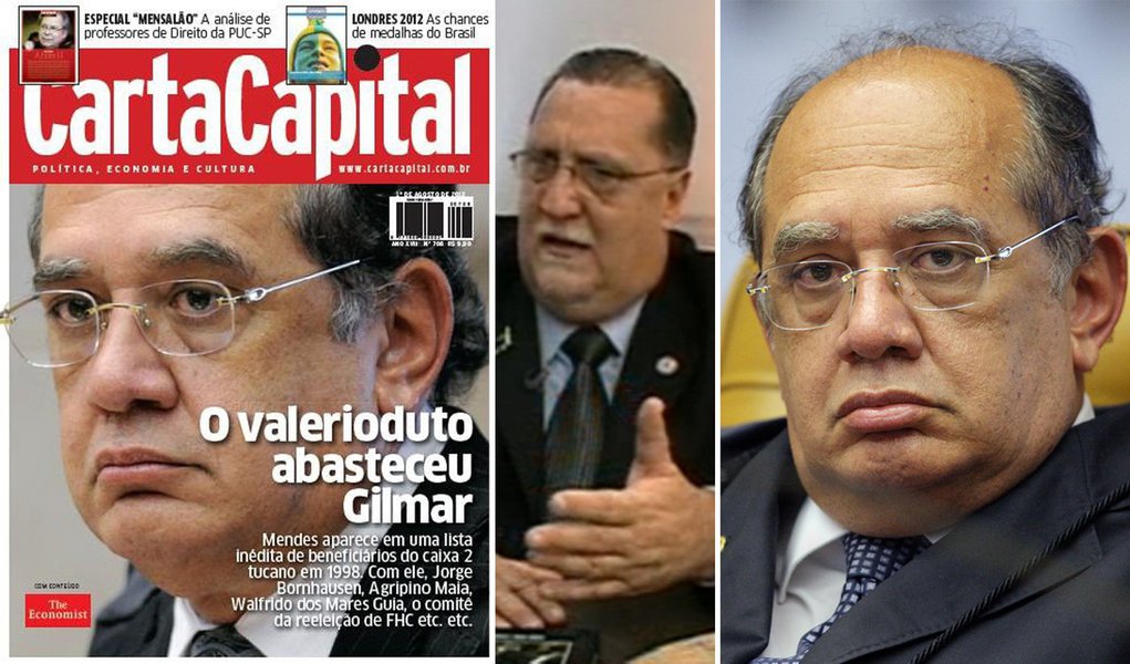 Carta reafirma e reforça ataque a Gilmar Mendes (Foto: Edição/247) Carta reafirma e reforça ataque a Gilmar Mendes