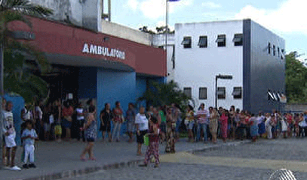 Funcionários de posto de saúde no Pau Miúdo paralisam atividades (Foto: Divulgação) Funcionários de posto de saúde no Pau Miúdo paralisam atividades