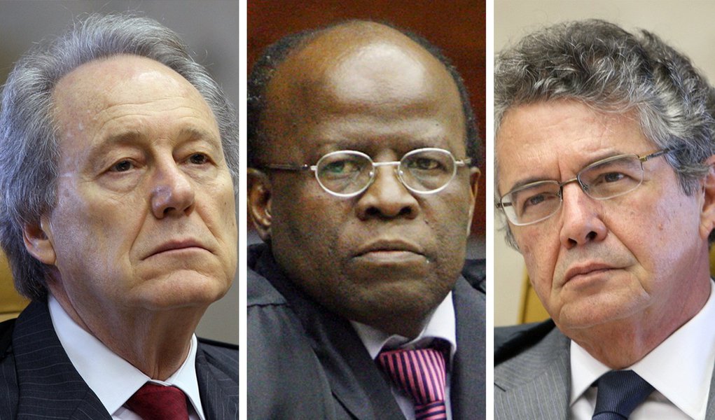 Lewandowski, Barbosa e Mello não se entendem (Foto: Edição/247 ) Lewandowski, Barbosa e Mello não se entendem