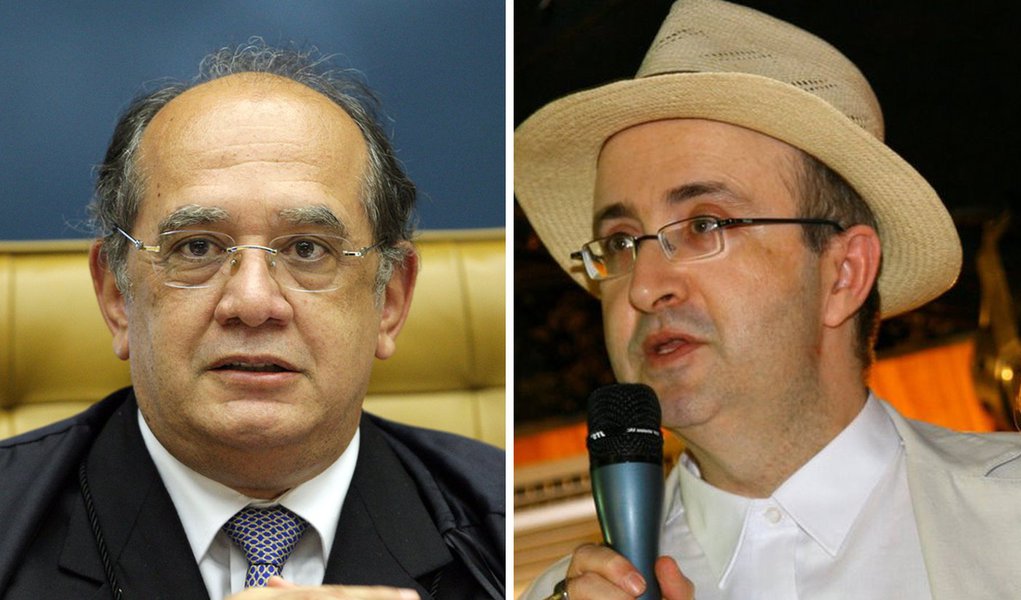 Gilmar Mendes a Reinaldo: "é coisa de bandidos" (Foto: Edição/247) Gilmar Mendes a Reinaldo: "é coisa de bandidos"