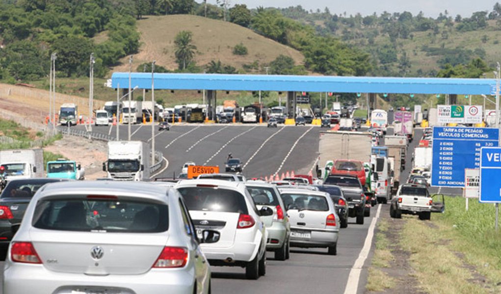 BR-101 terá nove praças de pedágio na Bahia (Foto: Bocão News) BR-101 terá nove praças de pedágio na Bahia