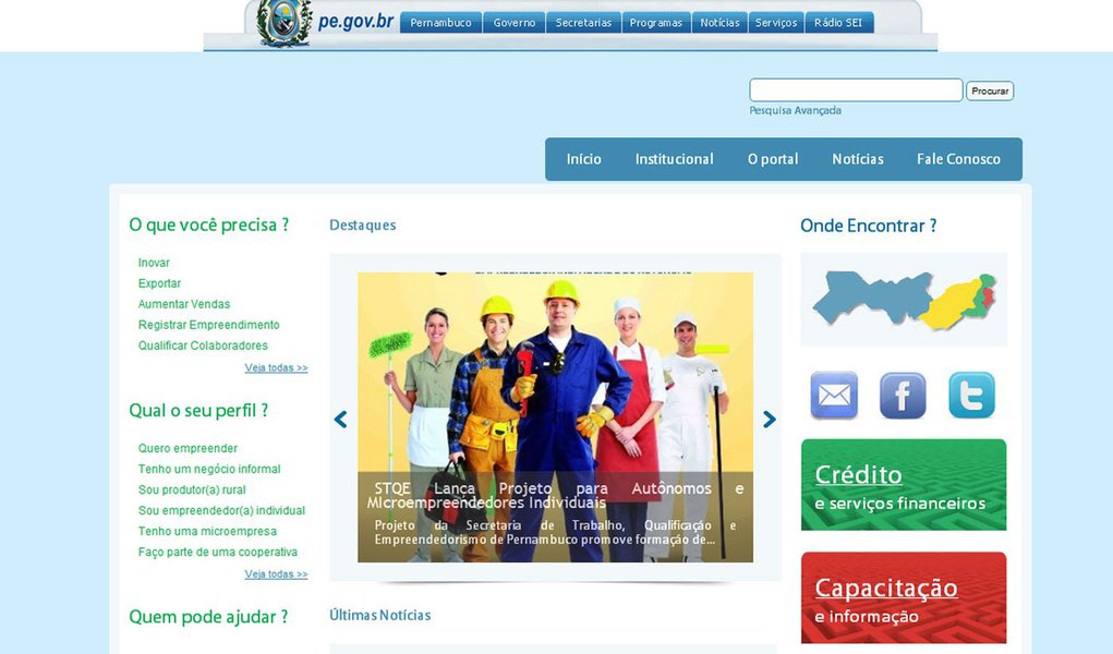 Governo lança portal voltado para o empreendedorismo (Foto: Reprodução internet) Governo lança portal voltado para o empreendedorismo