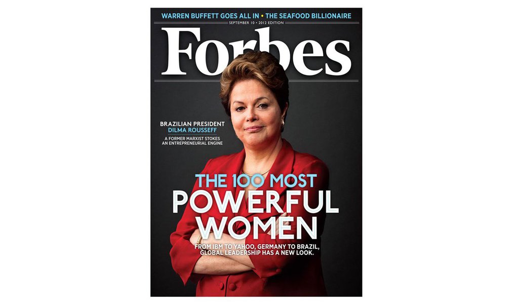 Dilma fica em 3º entre as mais poderosas da Forbes (Foto: Reprodução) Dilma fica em 3º entre as mais poderosas da Forbes