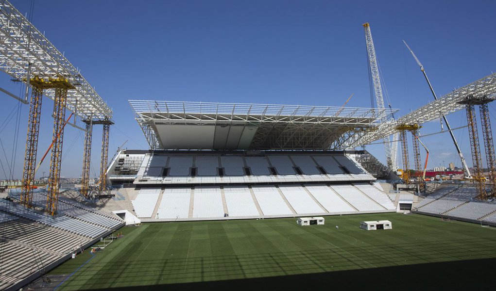 Assunto: Obras de construção da Arena Corinthians
local: São Paulo-SP
data: 14/11/2013
autor: Mauricio Simonetti (Foto: Ana Pupulin) Assunto: Obras de construção da Arena Corinthians
local: São Paulo-SP
data: 14/11/2013
autor: Mauricio Simonetti