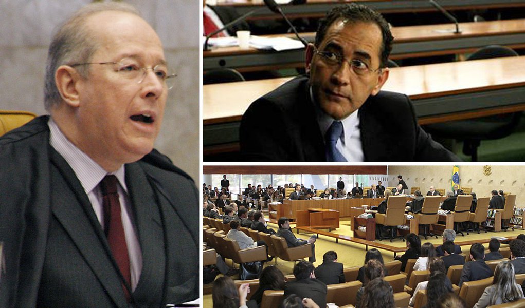 Celso de Mello pede "pena exemplar" a "marginais" (Foto: Edição/247) Celso de Mello pede "pena exemplar" a "marginais"