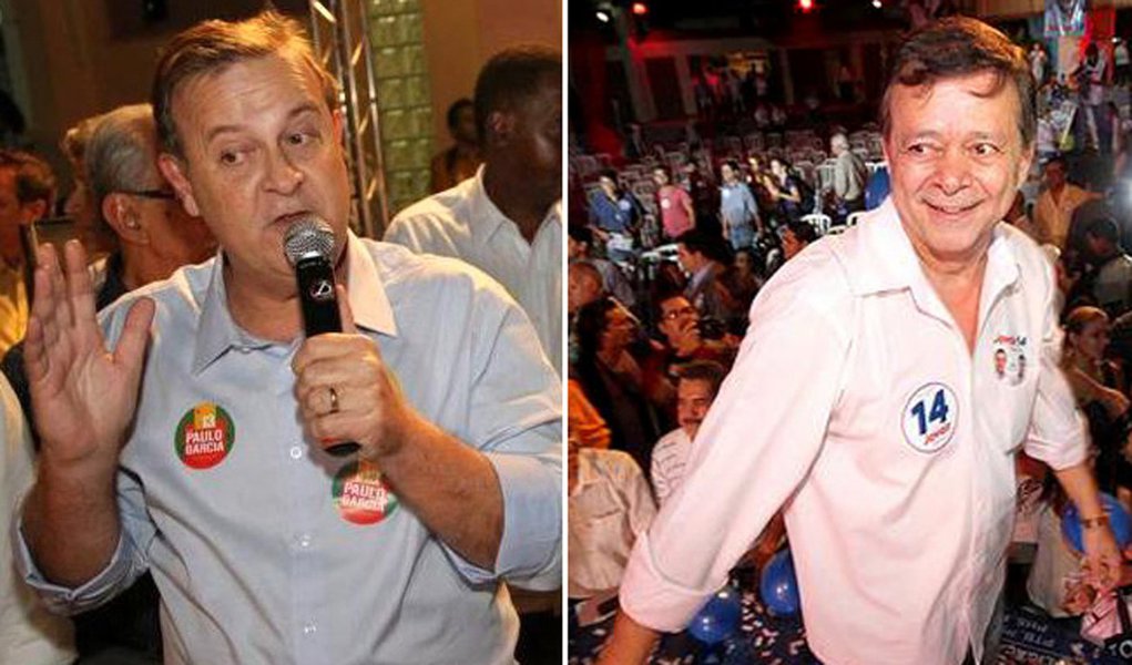 Paulo Garcia usa imagem de Iris e Jovair aponta omissão (Foto: Divulgação) Paulo Garcia usa imagem de Iris e Jovair aponta omissão