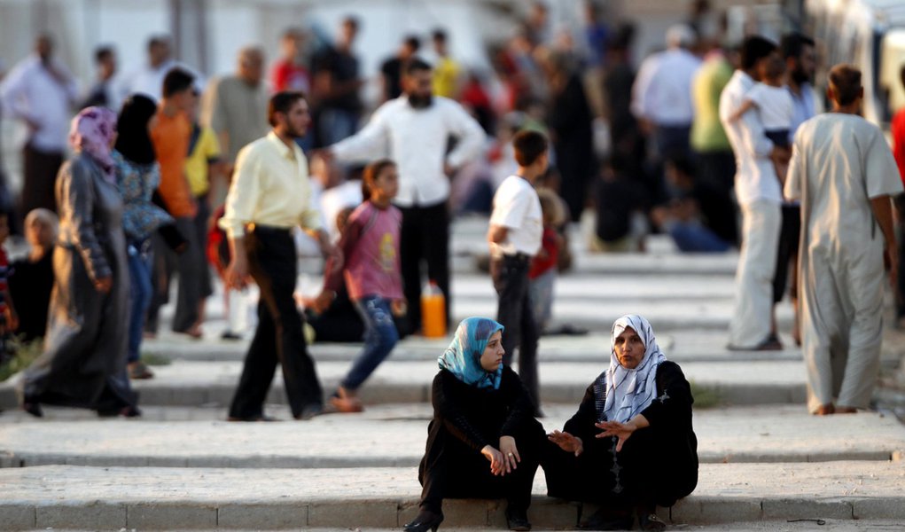 Guerra na Síria já gerou 150 mil refugiados (Foto: Umit Bektas/REUTERS) Guerra na Síria já gerou 150 mil refugiados