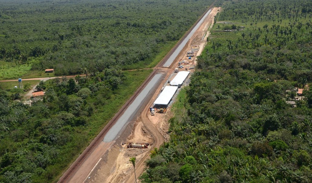 Justiça suspende obras da Vale (Foto: Agência Vale) Justiça suspende obras da Vale