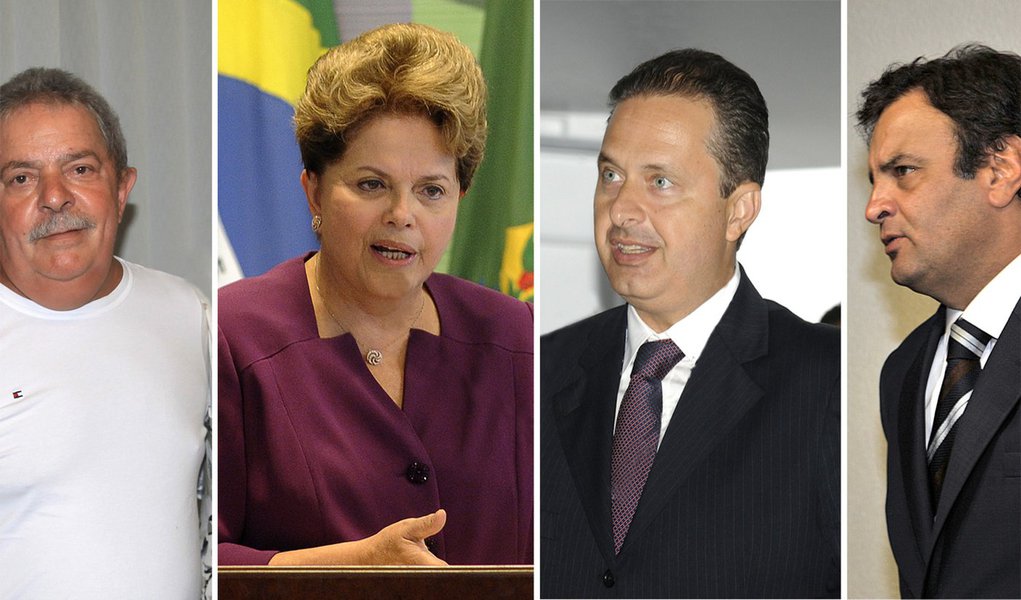 Campos aparece em quarto na corrida presidencial (Foto: Edição/247) Campos aparece em quarto na corrida presidencial